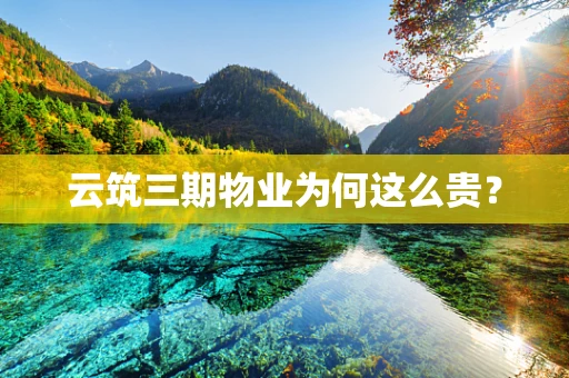 云筑三期物业为何这么贵？