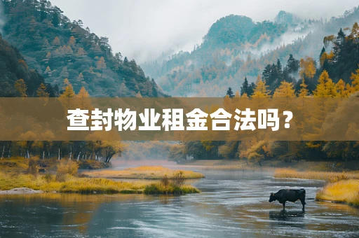 查封物业租金合法吗？