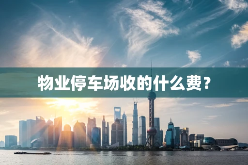 物业停车场收的什么费？