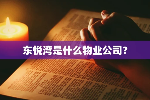 东悦湾是什么物业公司？