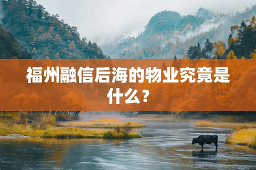 福州融信后海的物业究竟是什么？