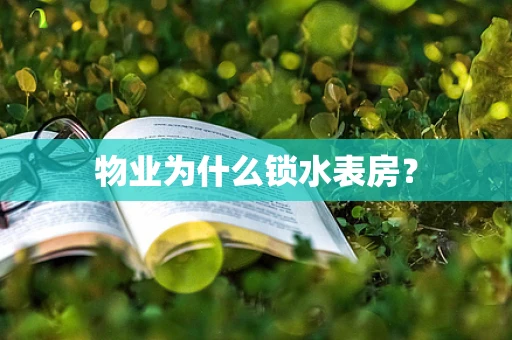 物业为什么锁水表房？