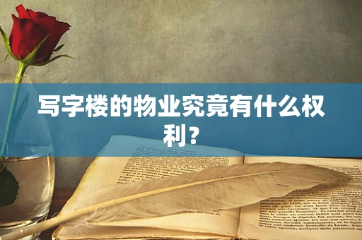 写字楼的物业究竟有什么权利？