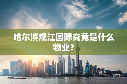 哈尔滨观江国际究竟是什么物业？