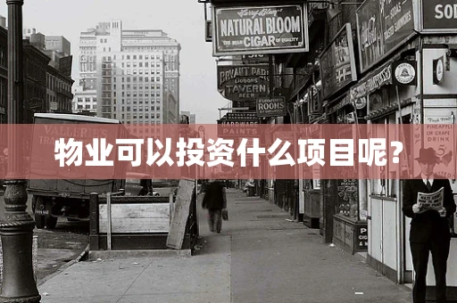 物业可以投资什么项目呢？