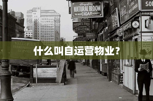 什么叫自运营物业？