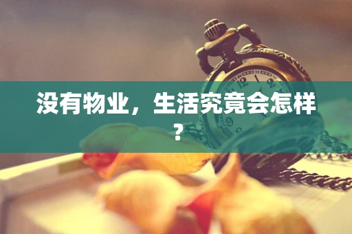 没有物业，生活究竟会怎样？