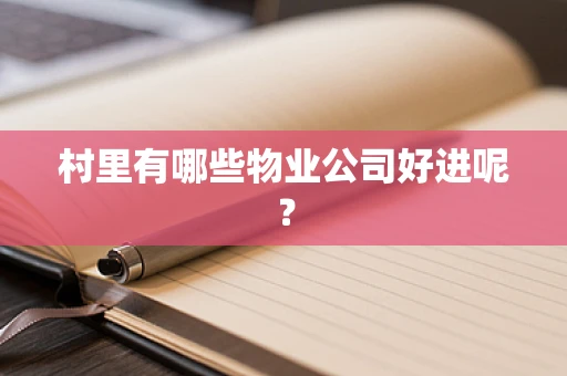 村里有哪些物业公司好进呢？