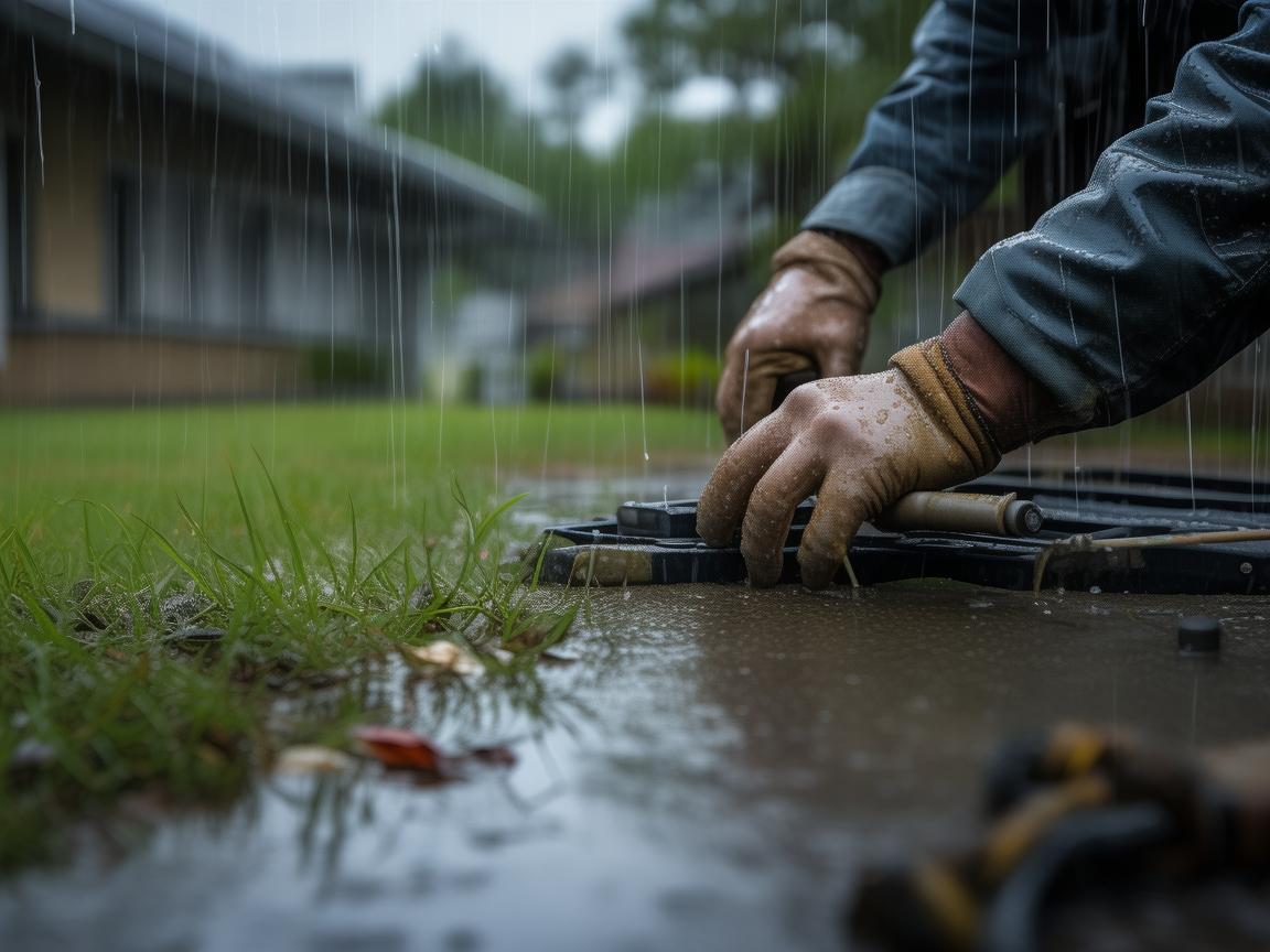 下雨天的物业人究竟在做什么？