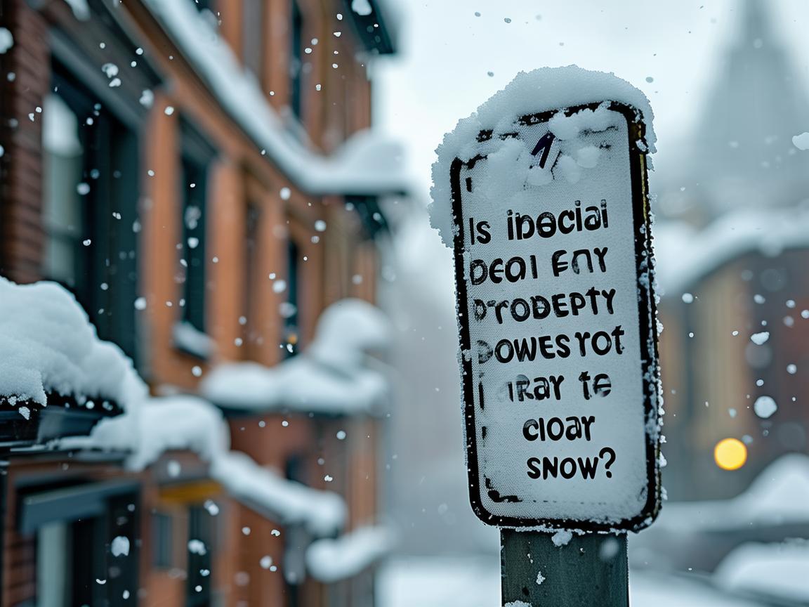 物业不清理雪糕违法吗？