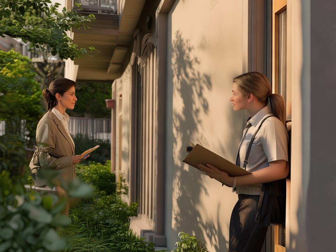 物业上门收物业费合适吗？